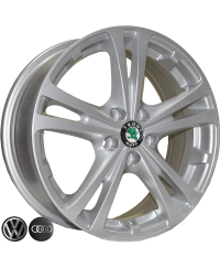 Replica Skoda Z616 S R16 W6.5 PCD5x100 ET42 DIA57.1